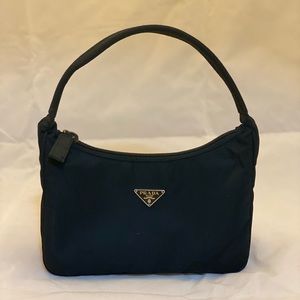 Prada Tessuto Nylon Sport Mini Shoulder Bag Black